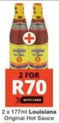 Checkers Hyper Louisiana Original Hot Sauce offer