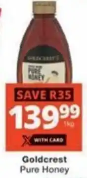 Checkers Hyper Goldcrest Pure Honey offer