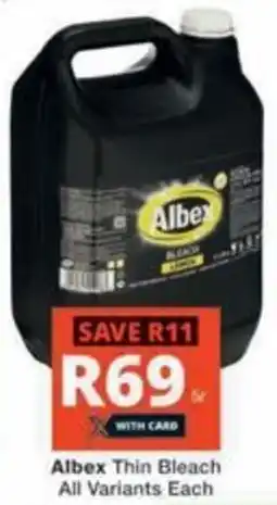 Checkers Hyper Albex Thin Bleach All Variants offer