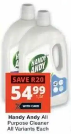 Checkers Hyper Handy Andy All Purpose Cleaner All Variants offer