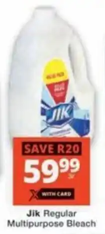Checkers Hyper Jik Regular Multipurpose Bleach offer