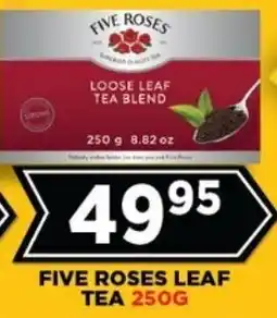 Goal Supermarket Five roses leaf tea offer
