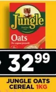 Goal Supermarket Jungle oats cereal offer