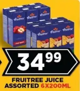 Goal Supermarket Fruitree juice assorted offer