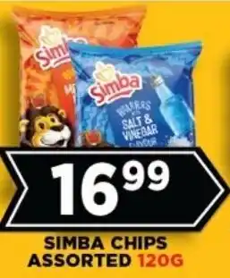 Goal Supermarket Simba chips assorted offer