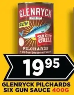 Goal Supermarket Glenryck pilchards six gun sauce offer