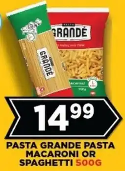 Goal Supermarket Pasta grande pasta macaroni or spaghetti offer