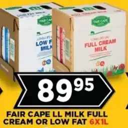 Goal Supermarket Fair cape milk full cream or low fat offer