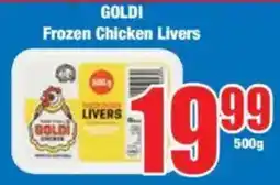 Boxer GOLDI Frozen Chicken Livers offer