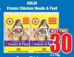 Boxer GOLDI Frozen Chicken Heads & Feet offer