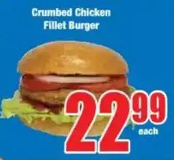 Boxer Crumbed Chicken Fillet Burger offer