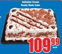 Boxer Imitation Cream Ready Made Cake offer
