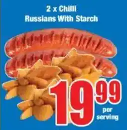 Boxer Chilli Russians With Starch offer