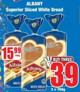 Boxer ALBANY Superior Sliced White Bread offer