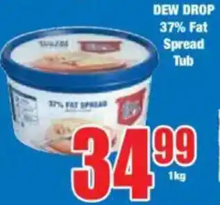 Boxer DEW DROP 37% Fat Spread Tub offer