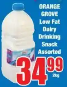 Boxer ORANGE GROVE Low Fat Dairy Drinking Snack Assorted offer