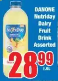 Boxer DANONE Nutriday Dairy Fruit Drink Assorted offer