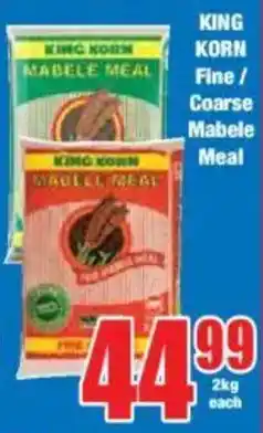 Boxer KING KORN Fine/ Coarse Mabele Meal offer
