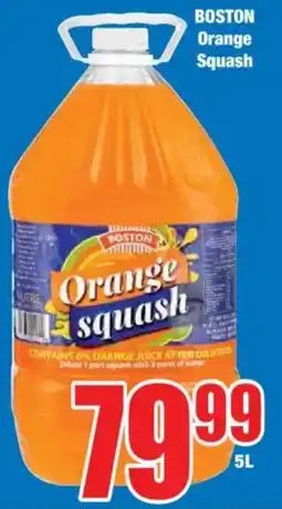 Boxer BOSTON Orange Squash offer