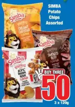 Boxer SIMBA Potato Chips Assorted offer