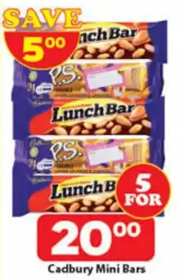 Check Save Cadbury Mini Bars offer