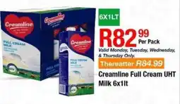 Take 'n Pay Creamline Full Cream UHT Milk offer