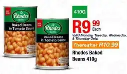 Take 'n Pay Rhodes Baked Beans offer