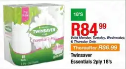 Take 'n Pay Twinsaver Essentials 2ply offer