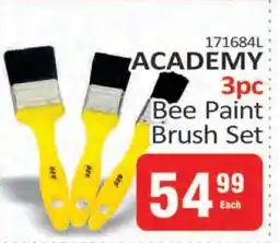 KitKat Cash and Carry ACADEMY 3pc Bee Paint Brush Set offer