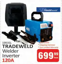 KitKat Cash and Carry TRADEWELD Welder Inverter 120A offer