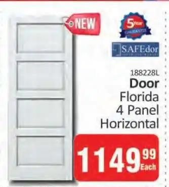 KitKat Cash and Carry Door Florida 4 Panel Horizontal offer