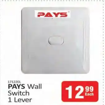 KitKat Cash and Carry PAYS Wall Switch 1 Lever offer