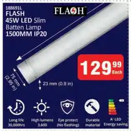KitKat Cash and Carry FLASH 45W LED Slim Batten Lamp 1500MM IP20 offer