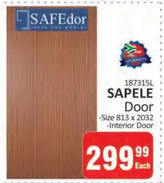 KitKat Cash and Carry SAFEdor SAPELE Door offer