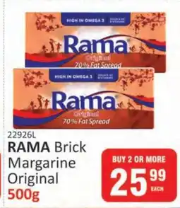 KitKat Cash and Carry RAMA Brick Margarine Original offer