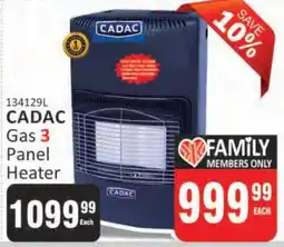 KitKat Cash and Carry CADAC Gas 3 Panel Heater offer