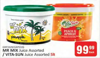 KitKat Cash and Carry MR MIX Juice Assorted / VITA-SUN Juice Assorted 5lt offer