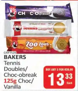 KitKat Cash and Carry BAKERS Tennis Doubles/Choc-obreak offer