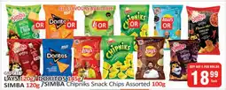 KitKat Cash and Carry Lays 120g / Doritos 145g / Simba 120g / Simba Chipniks Snack Chips Assorted 100g offer