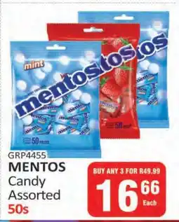 KitKat Cash and Carry MENTOS Candy Assorted 50s offer