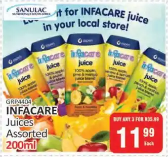 KitKat Cash and Carry INFACARE Juices Assorted offer