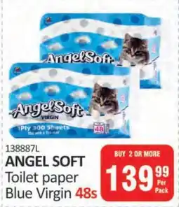 KitKat Cash and Carry ANGEL SOFT Toilet paper Blue Virgin 48s offer