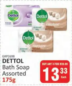 KitKat Cash and Carry DETTOL Bath Soap Assorted offer