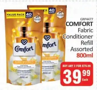 KitKat Cash and Carry COMFORT Fabric Conditioner Refill Assorted 800ml offer