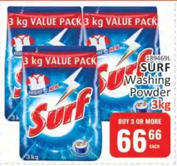 KitKat Cash and Carry SURF Washing Powder 3kg offer