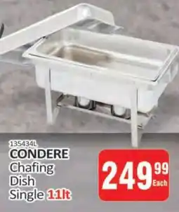 KitKat Cash and Carry CONDERE Chafing Dish Single 11lt offer