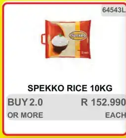 KitKat Cash and Carry SPEKKO RICE 10kg offer