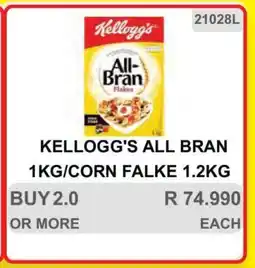 KitKat Cash and Carry Kellogg's All-Bran 1Kg / Corn Flakes 1.2Kg offer