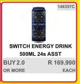 KitKat Cash and Carry SWITCH ENERGY DRINK offer