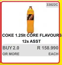 KitKat Cash and Carry COKE 1.25lt CORE FLAVOURS 12s ASST offer